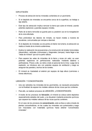La minera en el peru | DOCX