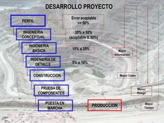 PERFIL
DESARROLLO PROYECTO
 
