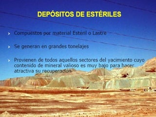 CURSO INTRODUCCIÓN A LA MINERÍA
 