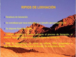 CURSO INTRODUCCIÓN A LA MINERÍA
 