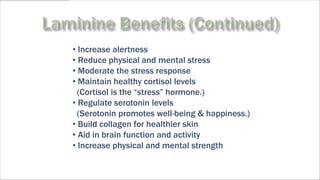 • Increase alertness
• Reduce physical and mental stress
• Moderate the stress response
• Maintain healthy cortisol levels
  (Cortisol is the “stress” hormone.)
• Regulate serotonin levels
  (Serotonin promotes well-being & happiness.)
• Build collagen for healthier skin
• Aid in brain function and activity
• Increase physical and mental strength

www.MyLifePharm.com/vibrantgoodhealth
 