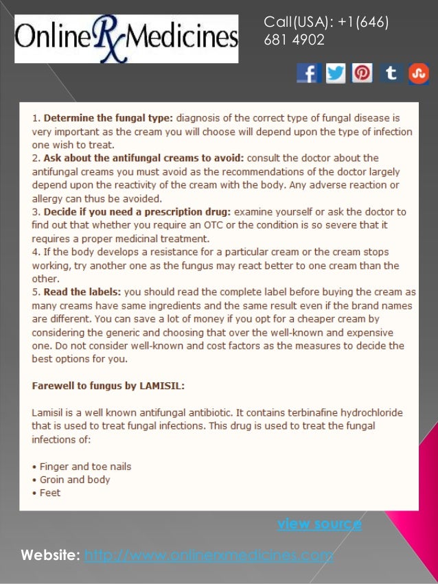 Selecting an Antifungal Cream