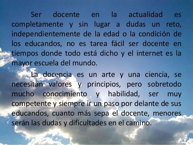 Resultado de imagen para ser docente no es tarea facil