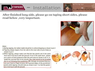 After finished long side, please go on taping short sides, please
read below ,very important.
 