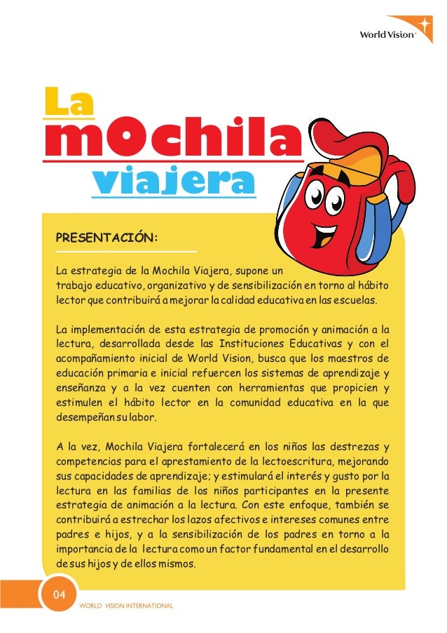 La mochila viajera