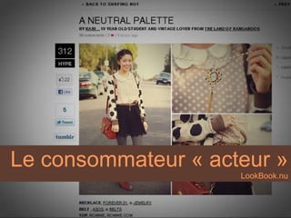 Le consommateur « acteur » LookBook.nu 