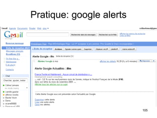Pratique: google alerts 