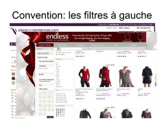 Convention: les filtres à gauche 