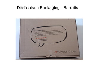 Déclinaison Packaging - Barratts 