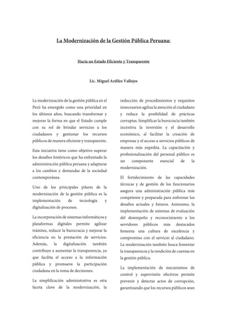 La modernizacion de la gestion publica Peruana.pdf