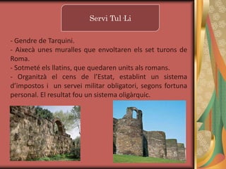 LA MONARQUIA ROMANA 4t eso-.ppt