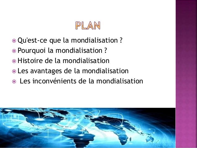 Le Phenomene De La Mondialisation Le Phenomene De La Mondialisation