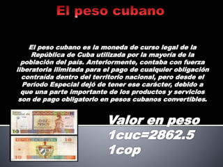 El quetzal es la actual unidad monetaria de
uso legal en Guatemala, fue creada durante el
gobierno del presidente José Mar...