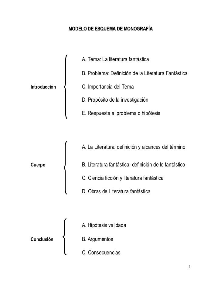 La Monografía