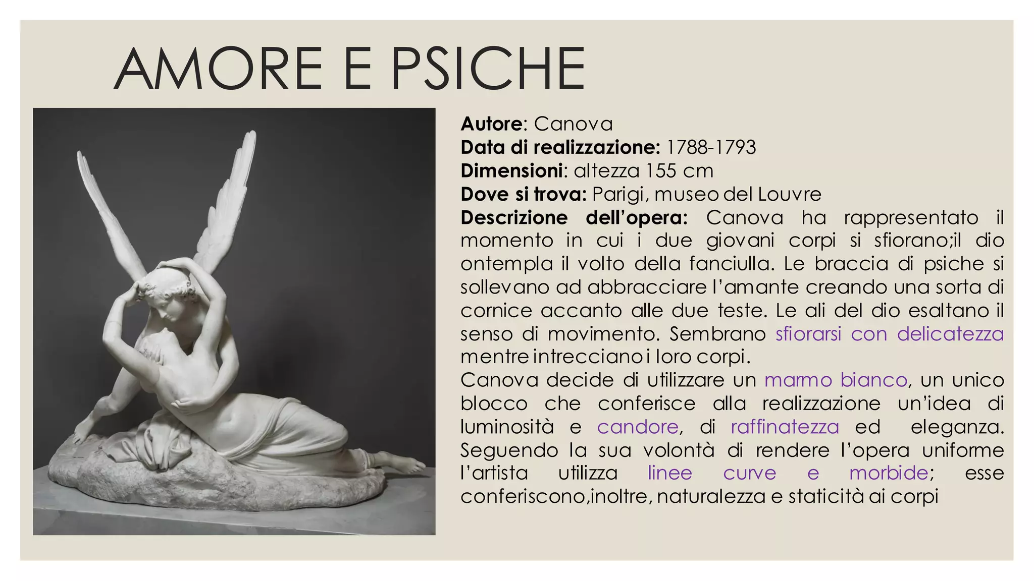 dove si trova amore e psiche