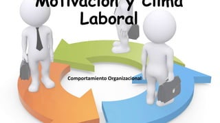 Motivación y Clima
Laboral
Comportamiento Organizacional
 