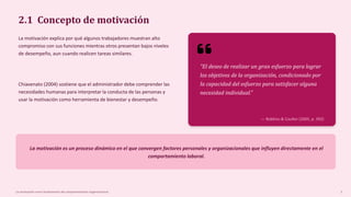 La motivación de los empleados como factor estratégico para el ...