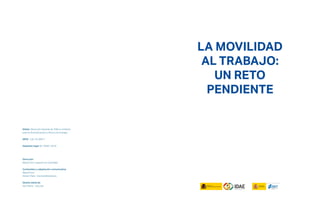Editan: Dirección General de Tráfico, Instituto
para la Diversificación y Ahorro de Energía
NIPO: 128-19-009-7
Depósito le...