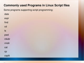 The place where Linux keeps information that it needs when booting up.  