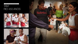 TAM
RIO 450 ANOS
AÇÃO DE RELACIONAMENTO
AÇÃO DE RELACIONAMENTO
 