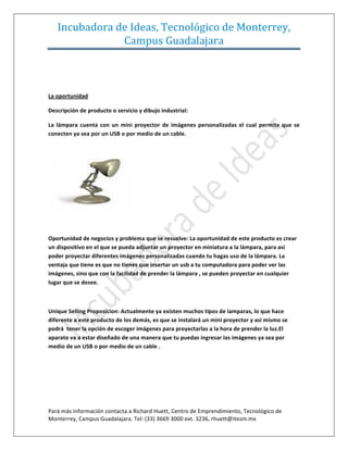 Lampara Personalizada