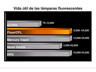 Vida útil de las lámparas fluorescentes
 