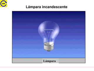Lámpara incandescente
Lámpara
 