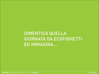 DIMENTICA QUELLA
                                        GIORNATA DA ECOFIGHETTI
                                        ED IMMAGINA...




ECODESIGN//REDESIGN LAMPADA IKEA // merc. 17/04/2013 // ISIAFIRENZE   greenpeas
 