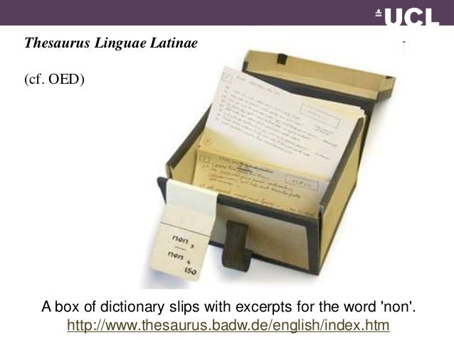 Thesaurus Linguae Latinae
