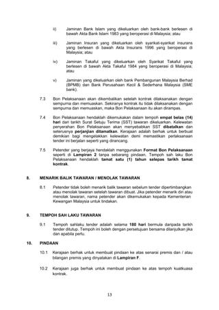 Dokumen Tender