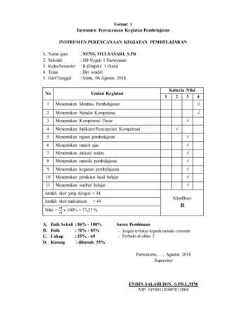 Lampiran 3 instrumen kegiatan supervisi guru junior | DOCX
