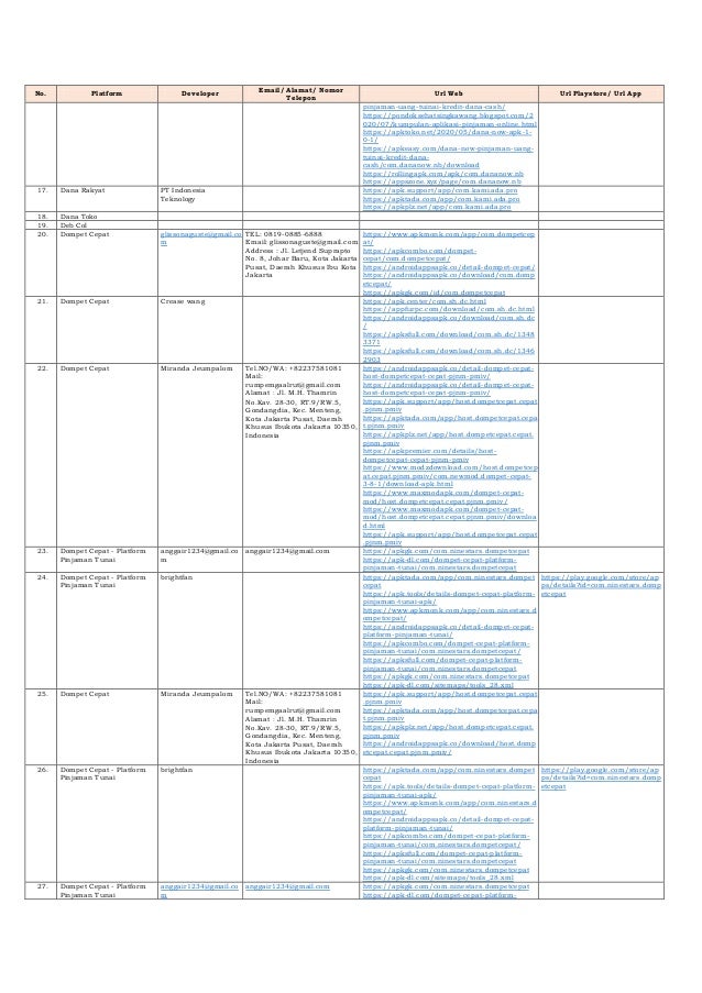 Pinjol Ilegal September