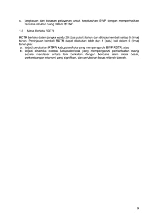 Pedoman Penyusunan Rencana Detail Tata Ruang dan Peraturan Zonasi ...