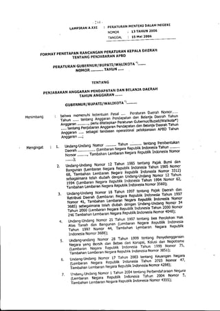 Lampiran permendagri nomor 13 tahun 2006 b