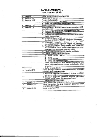 Lampiran permendagri nomor 13 tahun 2006 b