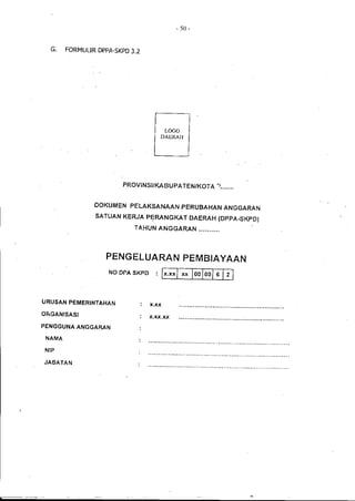 Lampiran permendagri nomor 13 tahun 2006 c