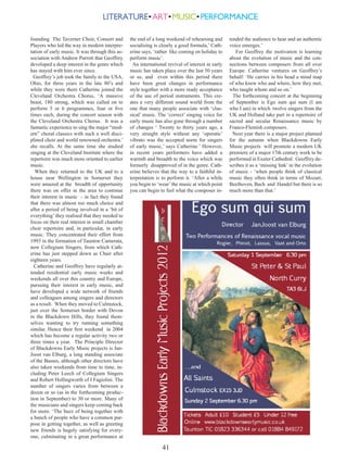 Shining a Light on Hestercombe Gardens
This September, the
gardens at Hestercombe are taking
on an entirely different guise, which
promises to take
the beauties of the
gardens into a bold,
and sensitive new
direction.
Visitors will be able to experience Hestercombe at night with large tracts of the
gardens and surrounding landscape being
transformed by a web of unique, artistic,

light focused installations.
‘Illumina’ as it is being called, is building
on the success of a one-off nocturnal event
held last year which attracted so many people that The Hestercombe Gardens Trust
are developing and expanding it this year
to run over two long weekends (September
7th, 8th and 9th and September 14th, 15th
and 16th).
The installations will be created by world
renowned, Bristol based artist, Ulf Pedersen, famed for his work with Power Plant,
a ground breaking event involving 5 artists
who have set up light and sound based interventions in various botanical gardens,
including Durham and Edinburgh as well
as staging sell out exhibitions at Arts Festivals in Sydney, Hong Kong and Hobart.
Ulf will be going solo for Hestercombe’s
‘Illumina,’ it’s the ideal place for him to
showcase his talents combining hi and lowfi technologies to highlight the poetic potential of this world renowned garden. Key
amongst Ulf’s armoury of skills is the use

Hestercombe House illuminated

of digital and slide projection utilised to
give, in many instances, an entirely different interpretation to every day outdoor
objects. Much of his work is fun as well
as being memorably arresting. He harnesses photographic lenticular technology
to combine photographic sequences into
animated works, for example, creating the
sensation of walking in a forest under a
canopy of trees. It’s clever stuff!
Amongst the treats in store at Hestercombe
will be a giant projection across the lake,
ethereal smoke projections in the Orangery,
an animated neon sculpture in the Grade
One listed garden and projections on the
imposing Hestercombe House. Pedersen
is looking forward to the metamorphosis
about to take place at Hestercombe::
“It’s a terrific opportunity for me to showcase my work in such a stunning landscape.
Its diversity from wild woodland to formal
gardens make this an interesting, yet exciting space to illuminate. It’s a privilege for
me to be following in the footsteps of Jekyll

 