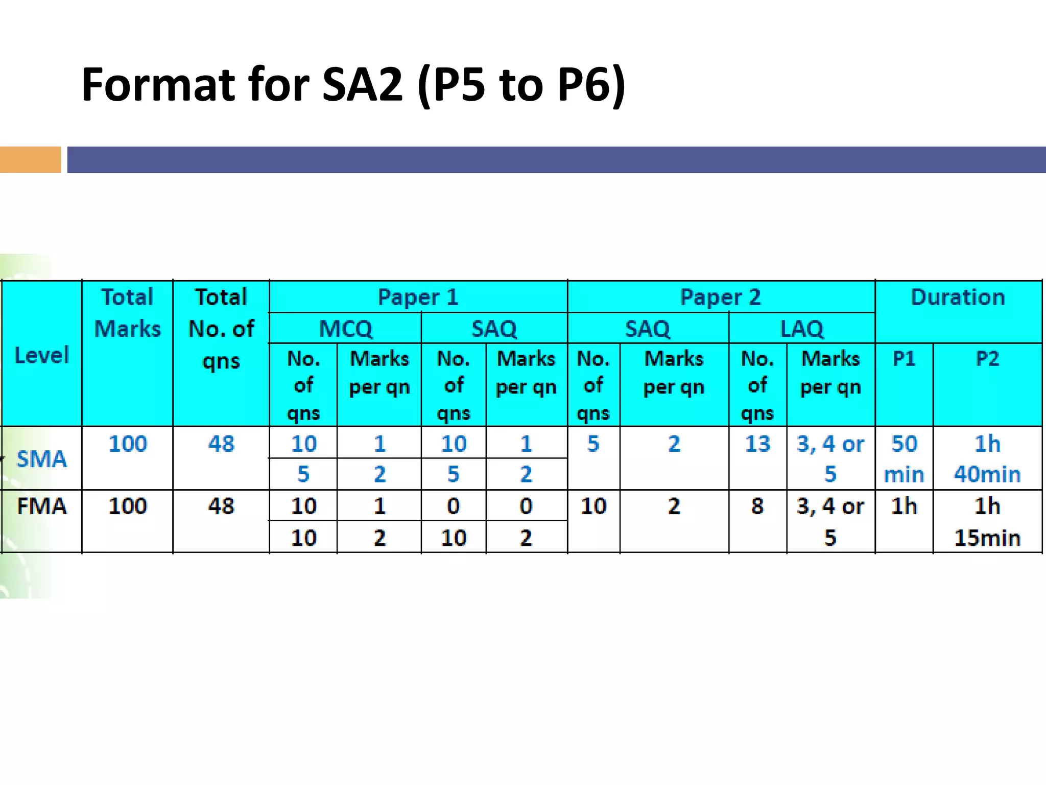 Plan the professional
development of teachers
Mathematics
Curriculum Leader People Developer
 