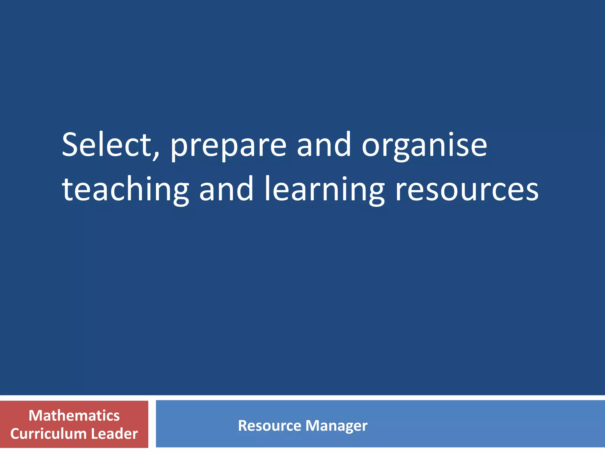 Guide for Selecting Approved Mathematics Textbook and Workbook
 