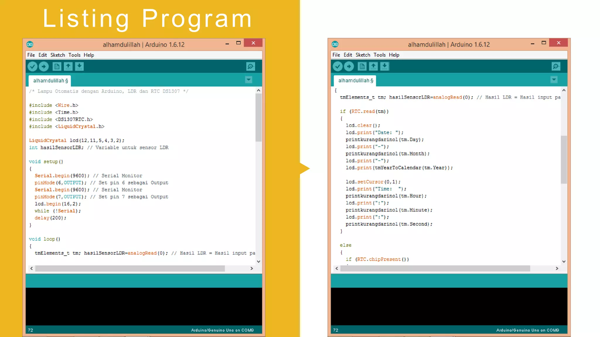 Listing Program
 