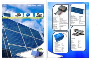 Lampu PJU Solar Cell Lithium PO4