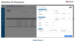 Mutation & Possession
Record Listing
Update Records
 