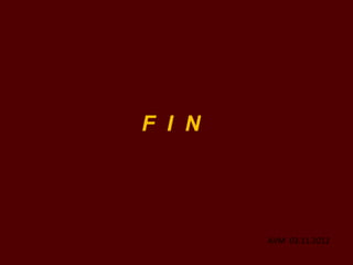F I N


Referencias:

http://farremi.com/
http://www.ultimahora.com/notas/346631
-Tres-momentos-en-la-historia-de-la-m-
sica-en-Paraguay                                 AVM 03.11.2012
 