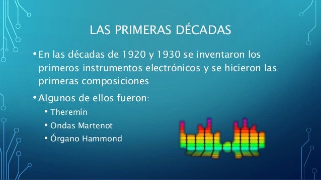 Breve Historia de la Música Electrónica