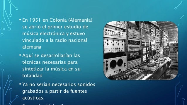 Breve Historia de la Música Electrónica