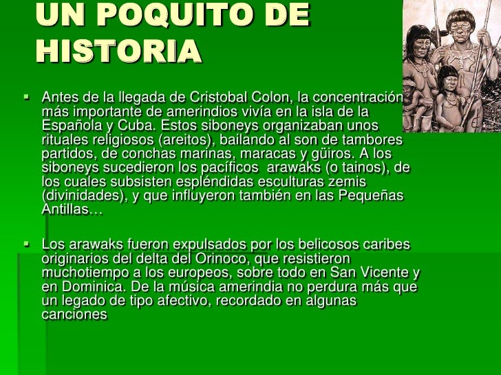 La música en el caribe