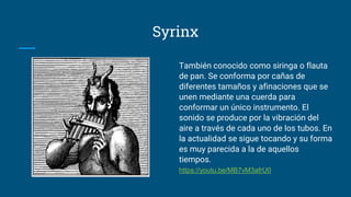 La música en la antigua grecia instrumentos musicales | PPTX