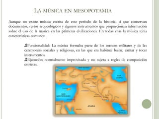 La música en mesopotamia 