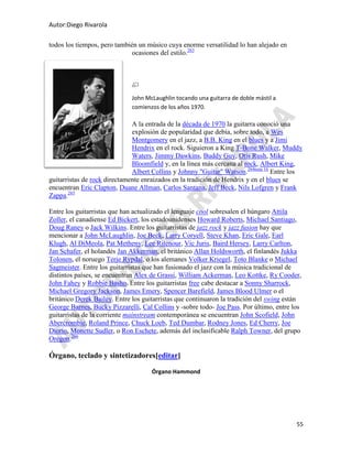 Spener Ritenour La música jazz | DOCX