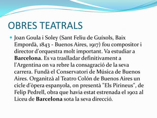 PINTURAJosé Benlliure: Un dels cuadres mésimportants va ser  “El tio Andreu de Rocafort”.